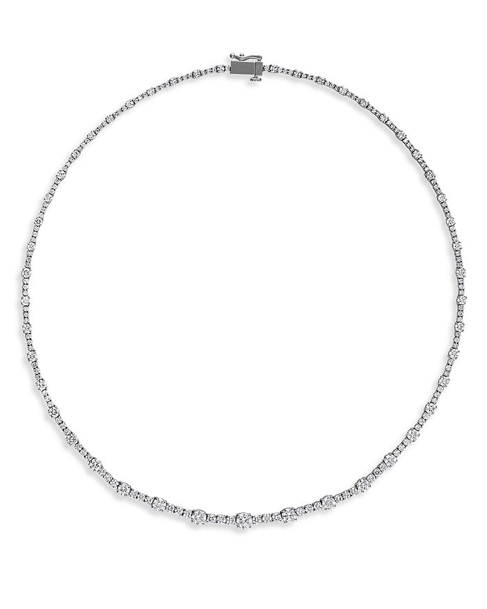 Bloomingdale's Diamond Necklace In 14k White Gold, 10.0 Ct. T.w. - 100% Exclusive