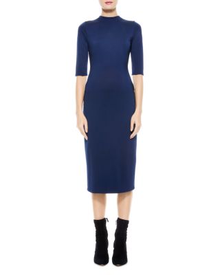 Alice and olivia delora fitted dress hotsell