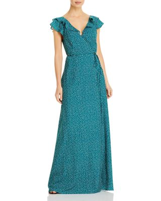 wrap gown dress