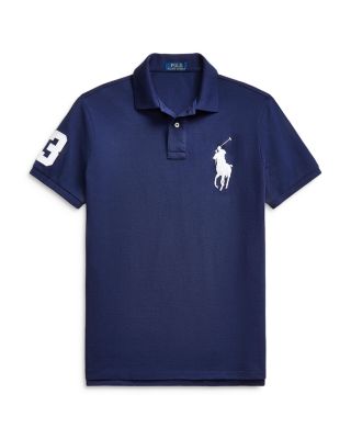 Big Pony Custom Slim Fit Mesh Polo Shirt