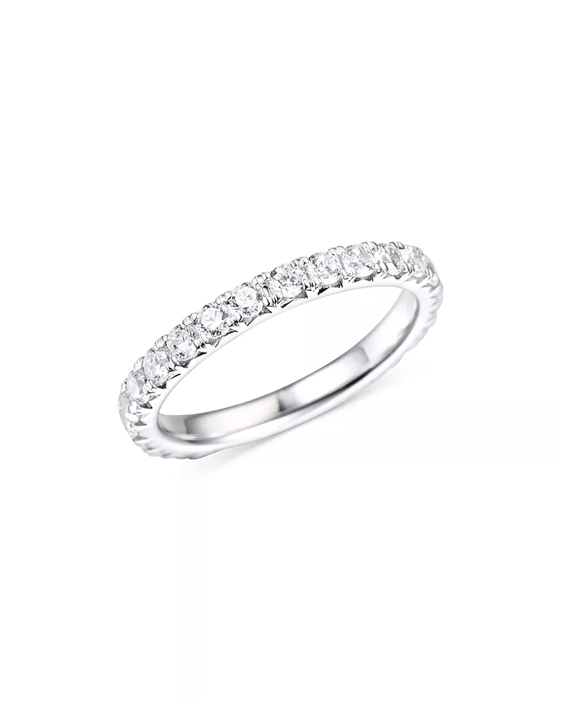 Bloomingdale's Fine Collection Diamond Eternity Band in 14K White Gold, 1.0 tcw