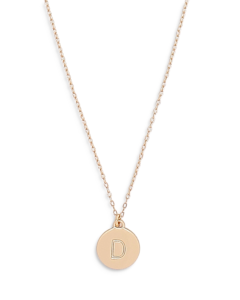Kate Spade Mini Initial Pendant Necklace