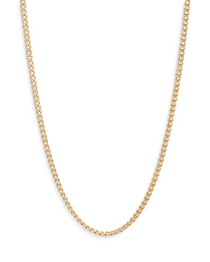 John Hardy 18k Yellow Gold Classic Curb Thin Chain Necklace, 22
