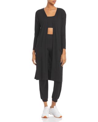 AQUA - Ribbed Duster Sweater - 100% Exclusive