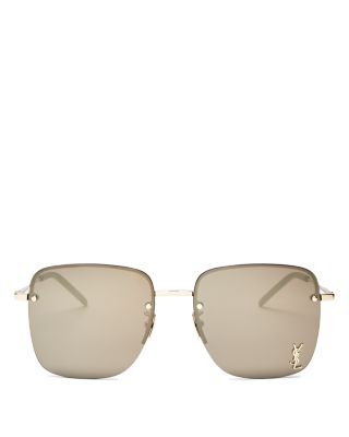 SAINT LAURENT Square Sunglasses, 58mm | Bloomingdale's