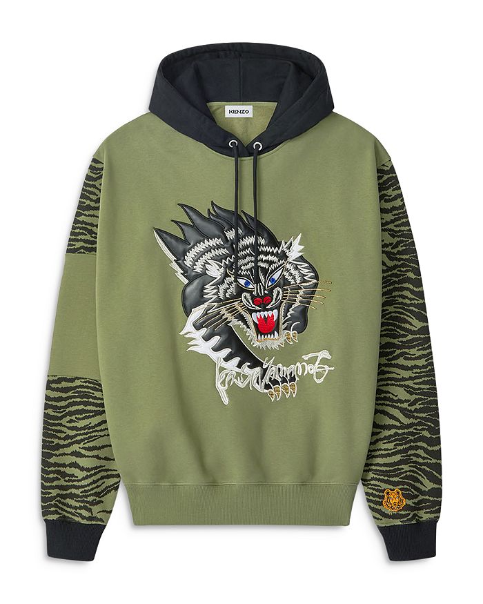 Kenzo x Kansaiyamamoto Tiger Striped Logo Hoodie | Bloomingdale's