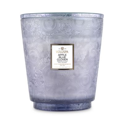 Voluspa - Apple Blue Clover 5 Wick Hearth Candle, 123 oz.