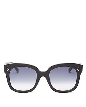 Celine Women's Square Sunglasses, 54mm In Black/blue