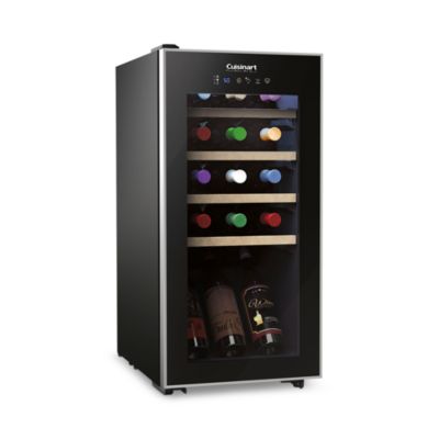 Cuisinart - CWC-1500CU 15 Bottle Dual Wine Cellar with Compressor