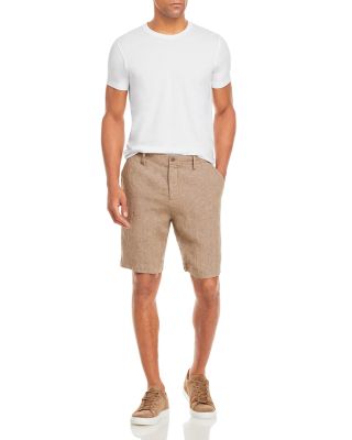 mens slim fit linen shorts