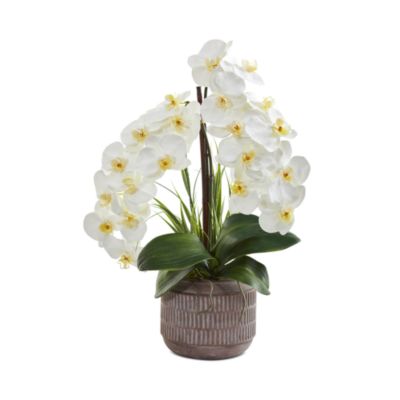 Nearly Natural 22 Phalaenopsis Orchid Artificial Arrangement