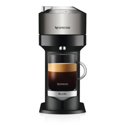 Vertuo Next Deluxe by Breville with Aeroccino Milk Frother, Dark Chrome