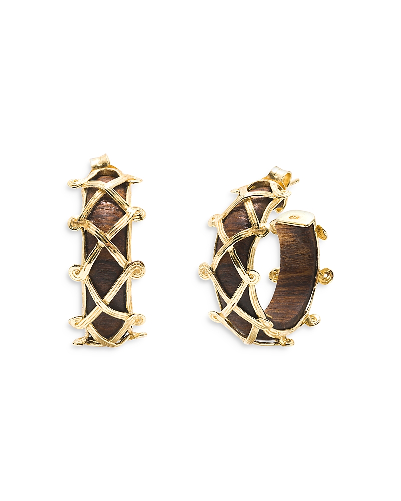 Capucine De Wulf Earth Goddess Hoop Earrings In Natural