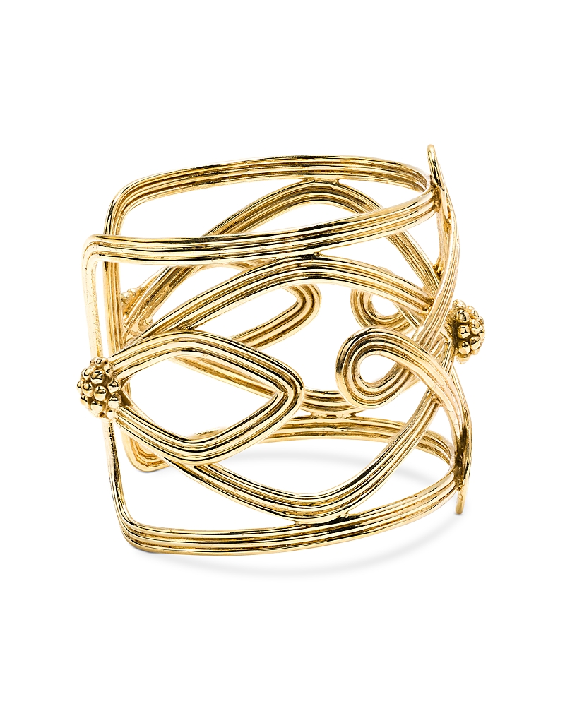 Capucine De Wulf Monique Compass Cuff Bracelet In Gold