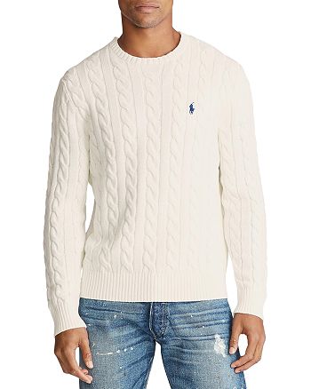 Polo Ralph Lauren Cable Knit Cotton Sweater | Bloomingdale's