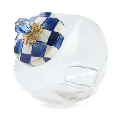 Mackenzie-Childs - Royal Check Cookie Jar