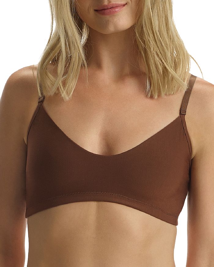 Commando Butter Wire-free Bralette In Cinnamon