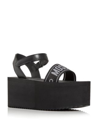 moschino platform sandals
