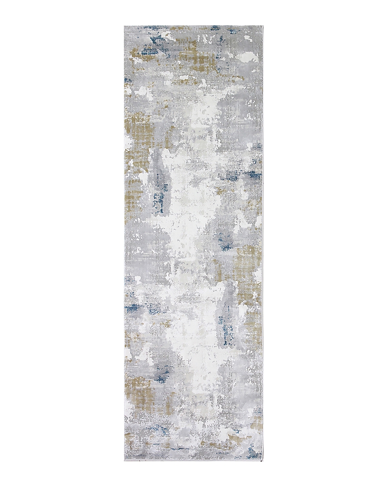 Bashian Capri Cp-b Runner Area Rug, 2'6 X 8' In Ivory/blue