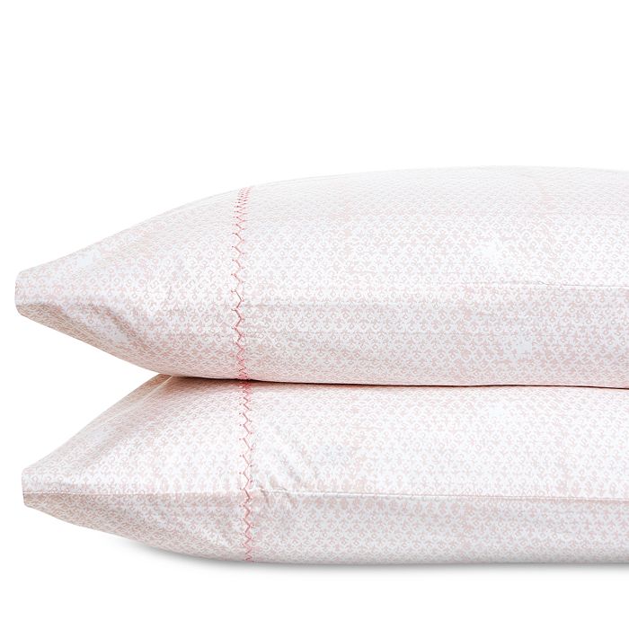 John Robshaw Poseti Pillowcase, Standard In Pink