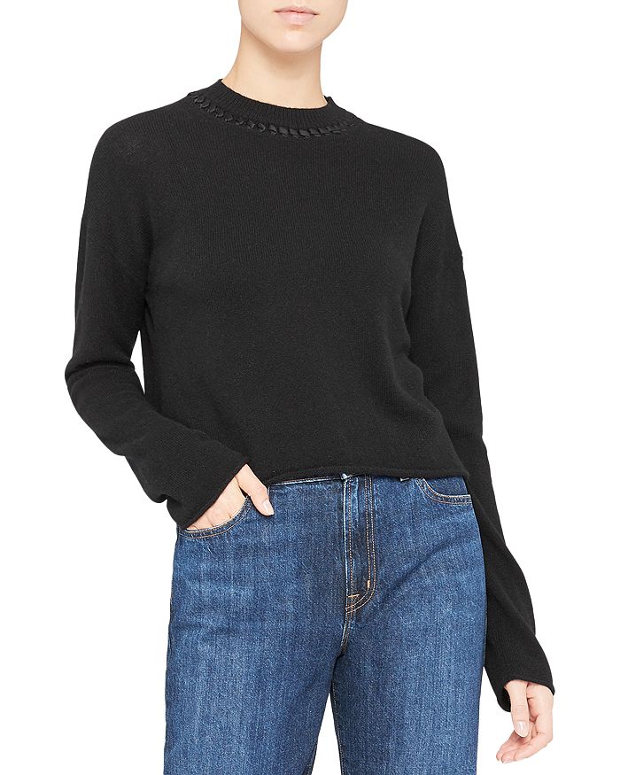 Theory cropped cashmere hoodie clearance