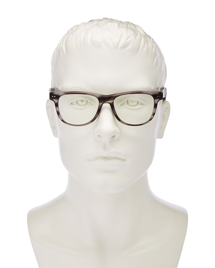 Shop Look Optic Sullivan Square Blue Light Glasses, 52mm In Gray Camo/clear