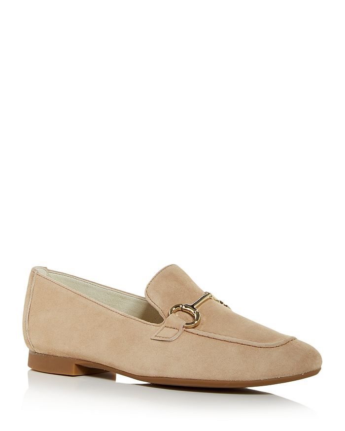 Paul Green Women's Daphne Apron Toe Loafers In Champagne Suede
