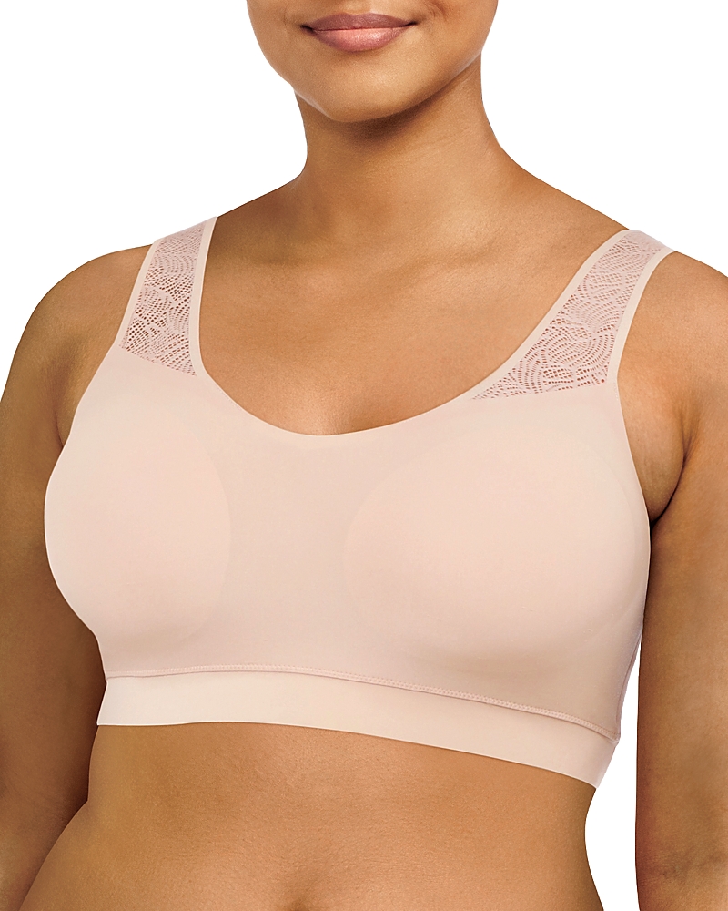 Shop Chantelle Soft Stretch Lace Back Bralette In Nude Blush