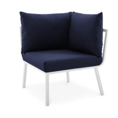  Riverside Outdoor Patio Aluminum Corner Chair