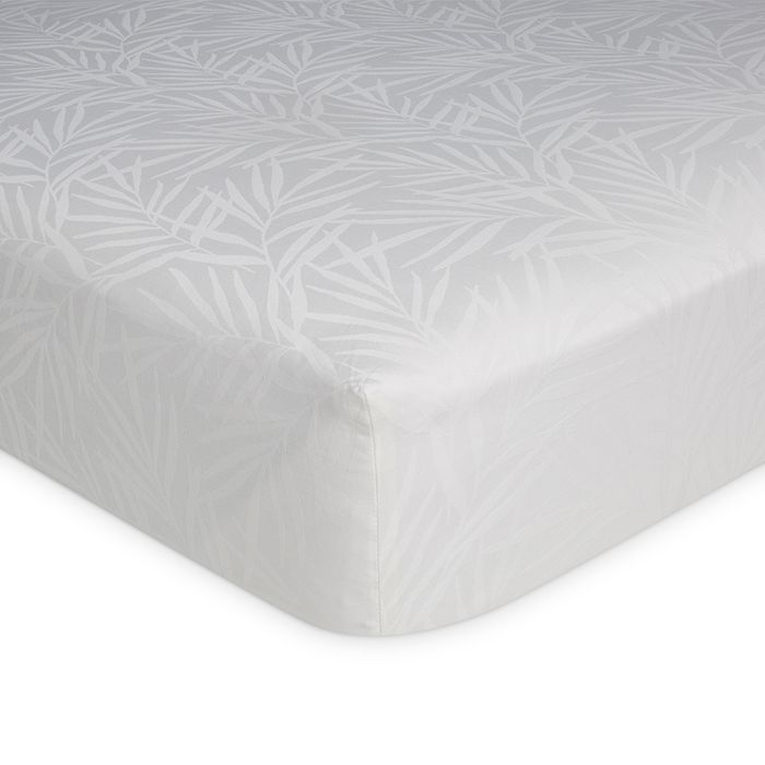 Anne De Solene Canopee Fitted Sheet, Queen In White