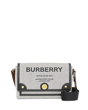 Burberry Note Medium Crossbody In Black