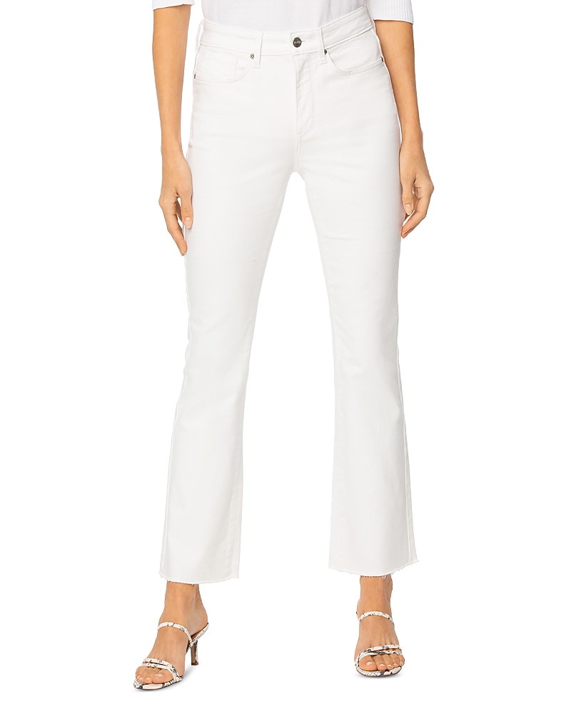 Nydj Slim Bootcut Ankle Jeans In Optic White In White