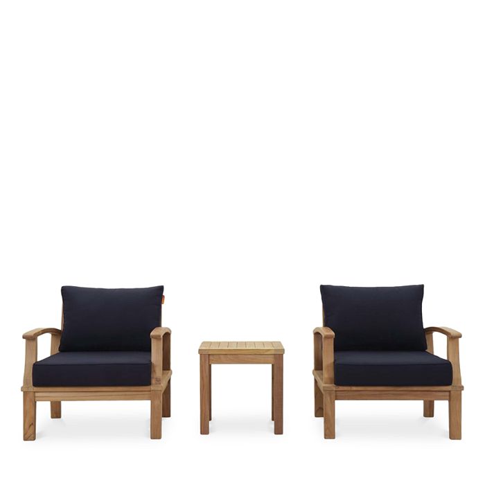 Modway Marina 3 Piece Outdoor Patio Teak Set Bloomingdale's
