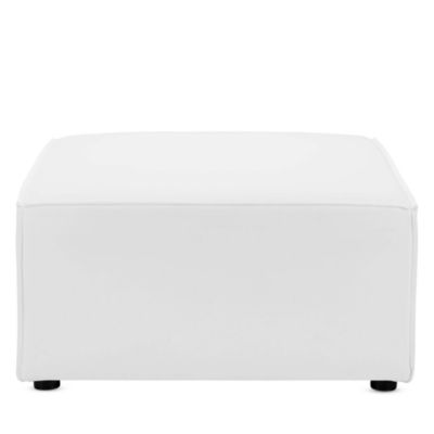 Saybrook Outdoor Patio Upholstered Sectional Sofa Ottoman