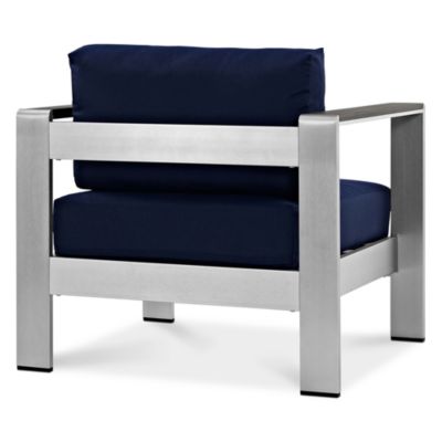 Shore Outdoor Patio Aluminum Armchair