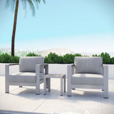  Shore 3 Piece Outdoor Patio Aluminum Set
