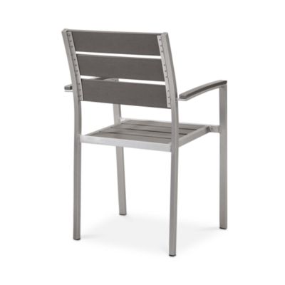  Shore Outdoor Patio Aluminum Dining Armchair