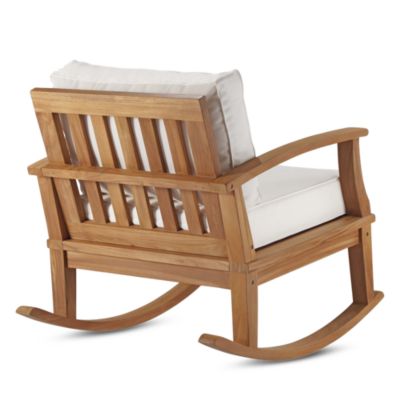 Marina Outdoor Patio Teak Rocking Chair