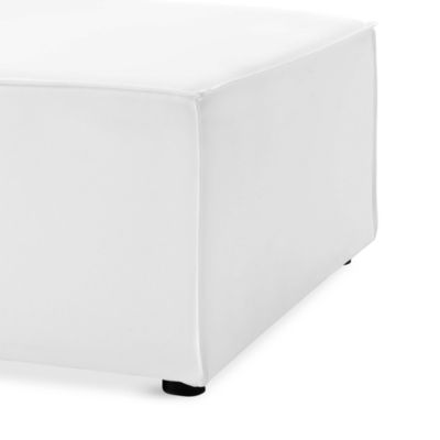 Saybrook Outdoor Patio Upholstered Sectional Sofa Armless Chair