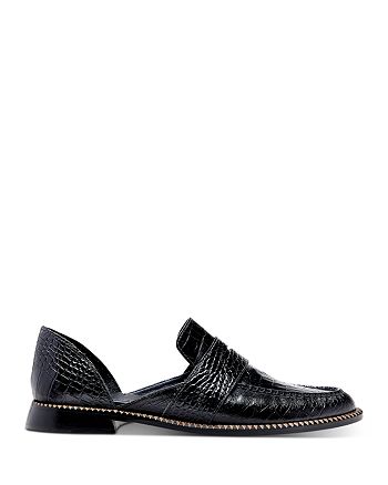 freda salvador almond toe loafer