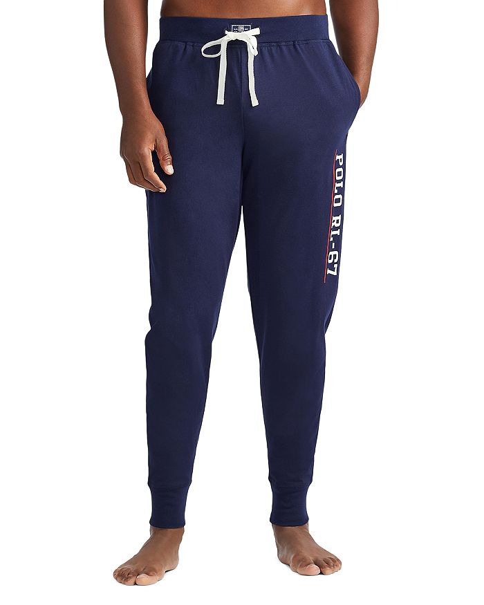 Mens Polo Ralph Lauren navy Fleece Logo Sweatpants