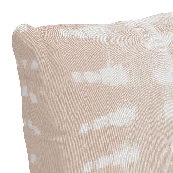Shop Sparrow & Wren Outdoor Pillow In Dotted Stripe, 18 X 18 In Dotted Stripe Soft Pink