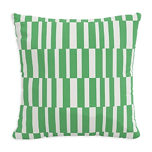 Sparrow & Wren Outdoor Pillow in Jump Stripe, 18 x 18
