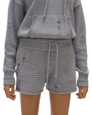 sweater knit shorts