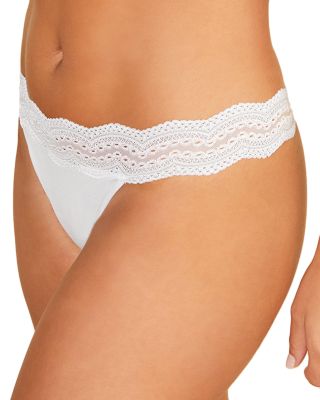 Ceylon Lace Trim Low Rise Thong