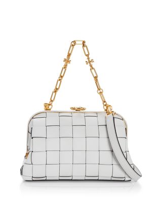Tory Burch Cleo Small Woven Leather Bag | Bloomingdale's