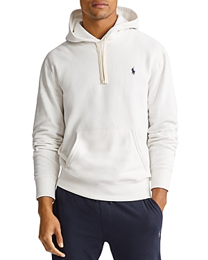 Polo Ralph Lauren Cotton Fleece-blend Hoodie In White