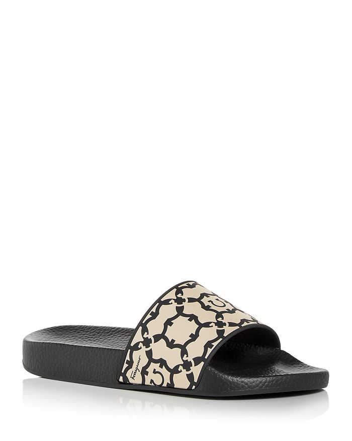 Salvatore Ferragamo Slide Sandal White Size 9 Brand new 