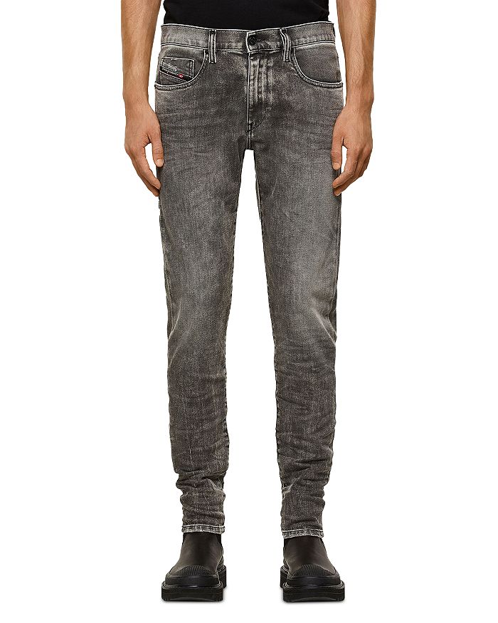 Diesel D-Strukt Slim Fit Jeans in Black Denim | Bloomingdale's
