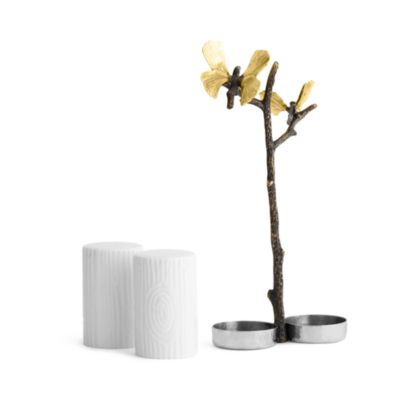 Butterfly Ginkgo Salt and Pepper Shaker